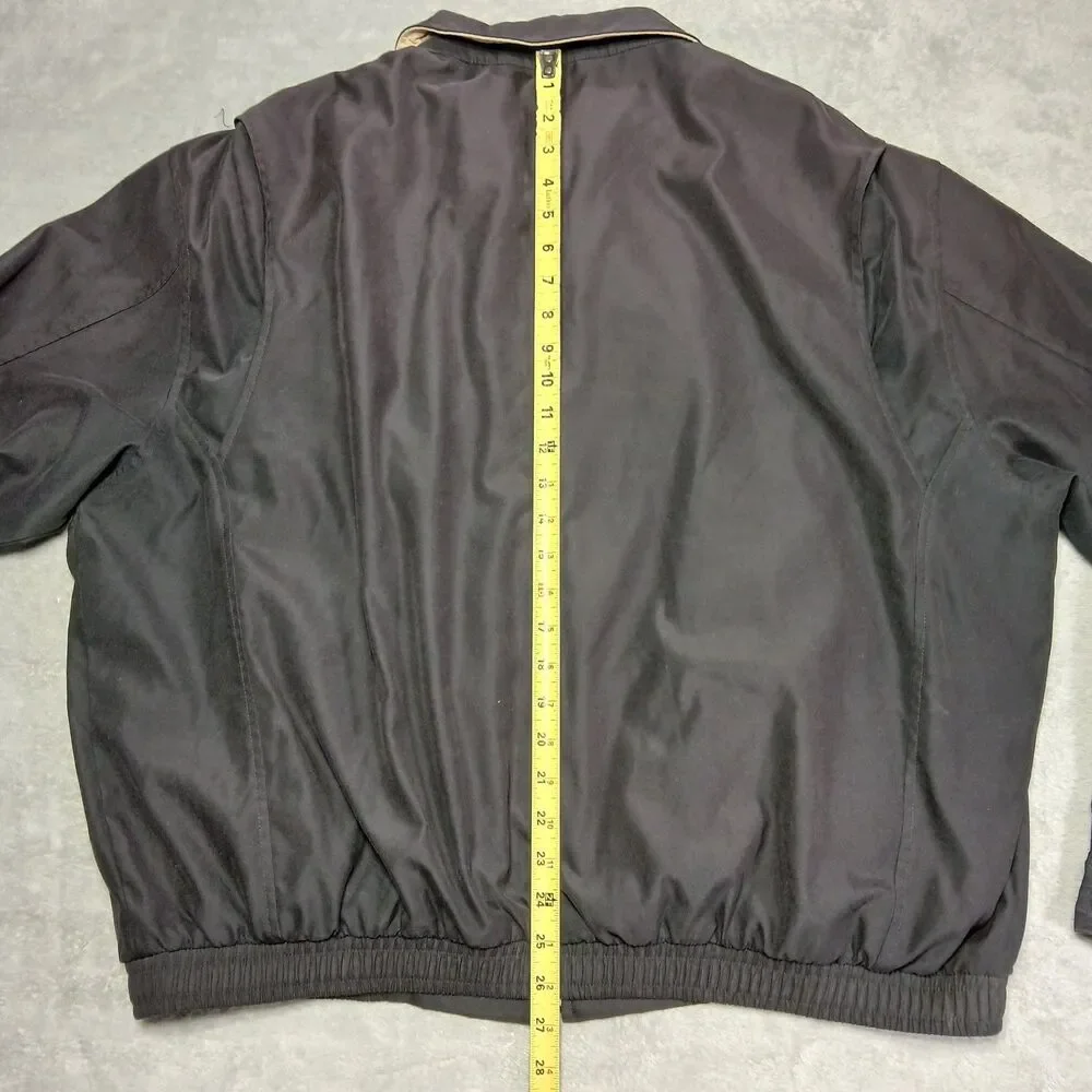 Polo Ralph Lauren Mens 2XL XXL Black Bi-Swing Harrington Windbreaker Old Money